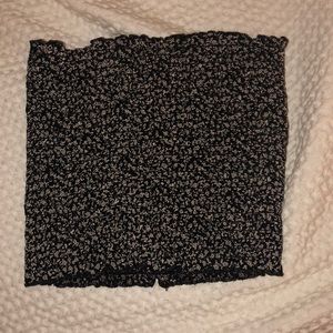 brandy melville scrunchie tube top